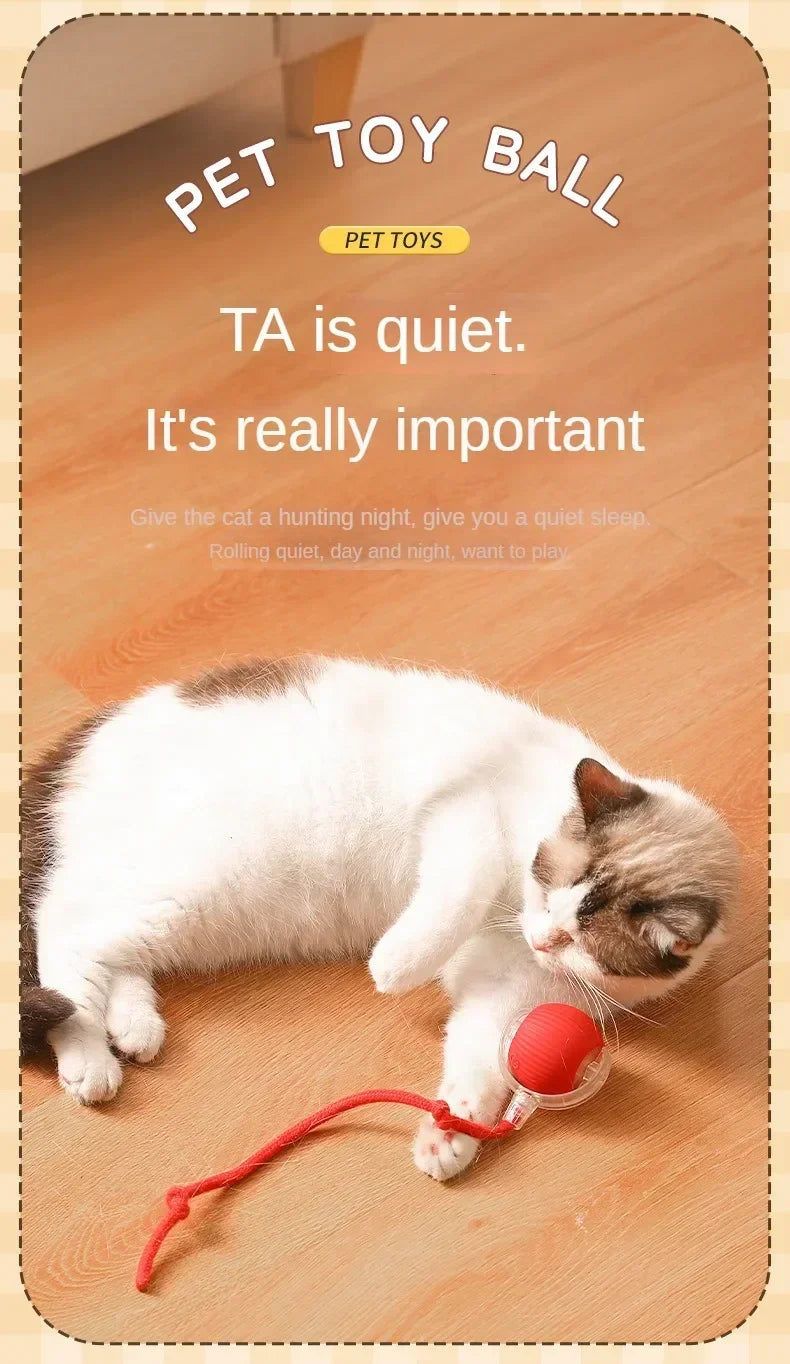Interactive Self-Moving Cat Ball Toy